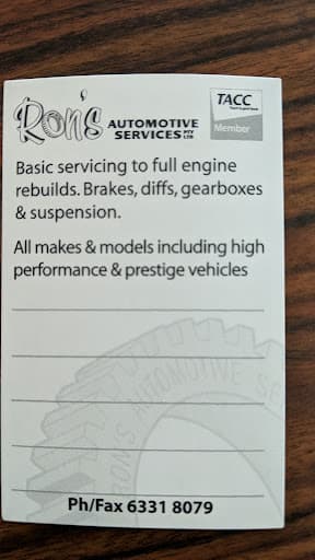 Ron's Automotive Services — Customer photo